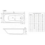 Ванна акриловая Excellent Layla Ванна акриловая Excellent Layla